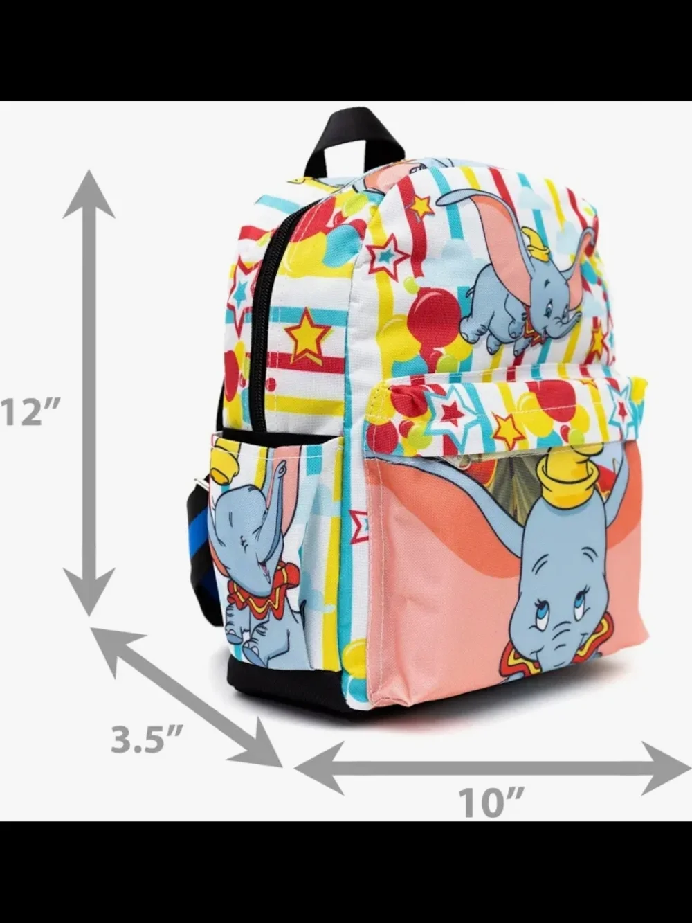 Disney Dumbo Backpack - Pink, Yellow, Blue